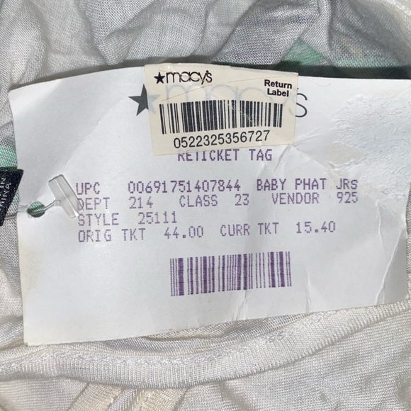 Baby Phat Twist Strap Tank Top SZ XL - Picture 4 of 4